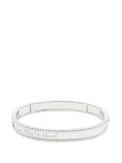 Pre-owned Van Cleef & Arpels 2010s Perlée Signature Bracelet In Silver