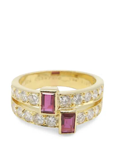 Pre-owned Van Cleef & Arpels 2010s Ruby And Diamond Ring In Gold