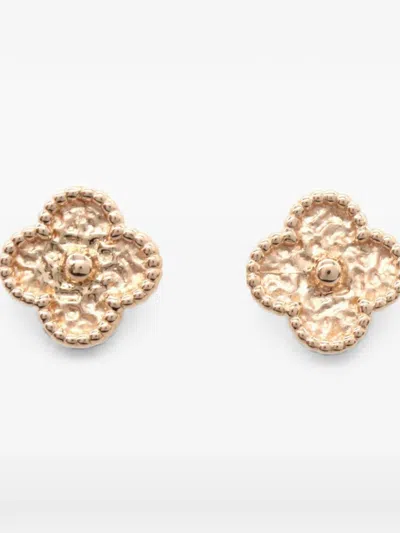Pre-owned Van Cleef & Arpels 2010s Sweet Alhambra Earrings In Pink