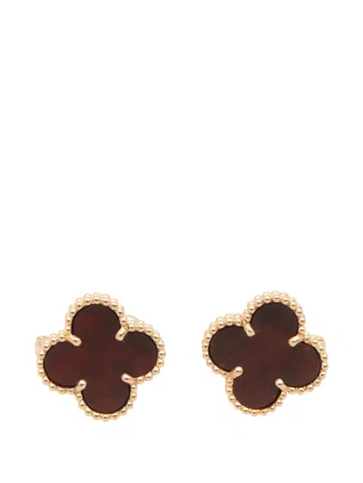 Pre-owned Van Cleef & Arpels 2020s Alhambra Earrings In Pink