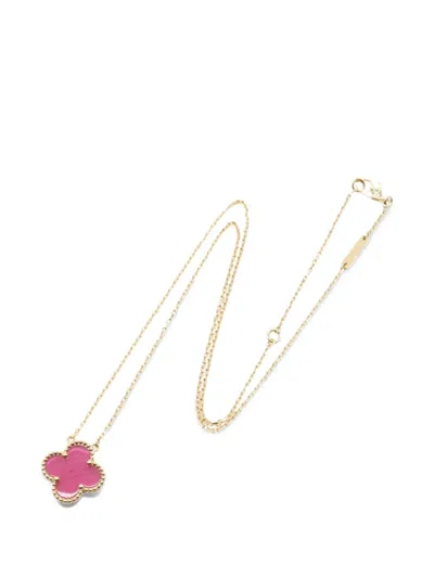 Pre-owned Van Cleef & Arpels 2020s Vintage Alhambra Necklace In Gold