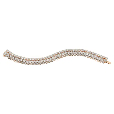 Pre-owned Van Cleef & Arpels A Cheval Diamond 18k Yellow Gold Bracelet