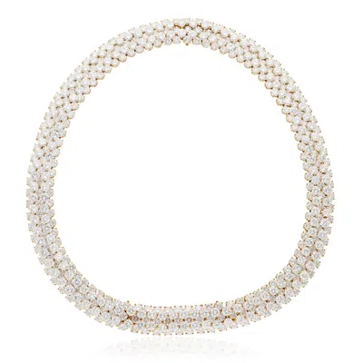 Pre-owned Van Cleef & Arpels "à Cheval" Diamond Necklace / Two Bracelets In Multi