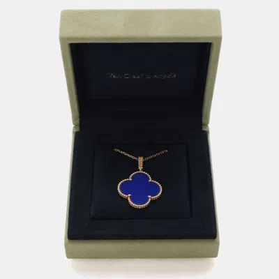 Pre-owned Van Cleef & Arpels Agate Magic Alhambra Necklace