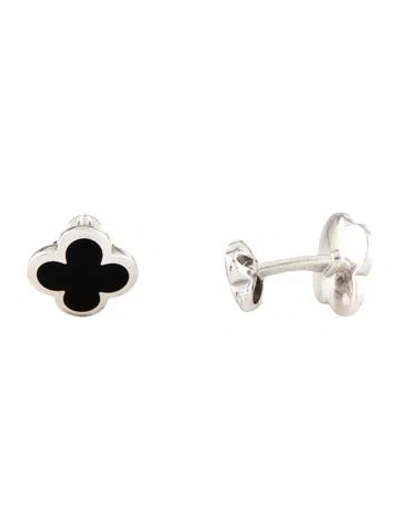 Pre-owned Van Cleef & Arpels Alhambra Cufflinks In Multi