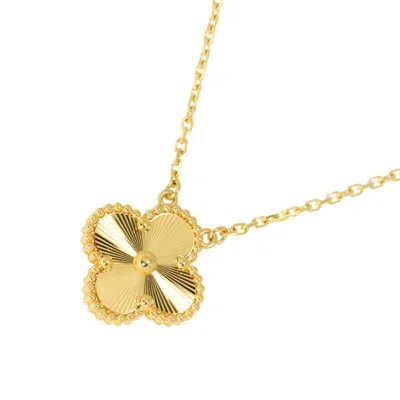 Pre-owned Van Cleef & Arpels Alhambra Necklace () In Yellow