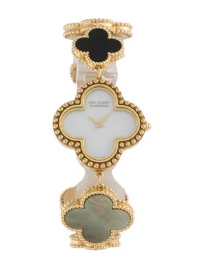 Pre-owned Van Cleef & Arpels Alhambra Watch, 26mm In Multi