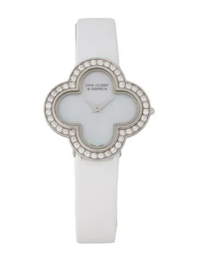 Pre-owned Van Cleef & Arpels Alhambra Watch In Multi