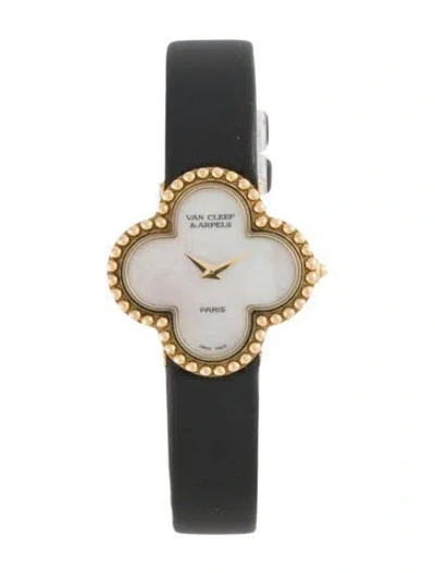 Pre-owned Van Cleef & Arpels Alhambra Watch In Multi