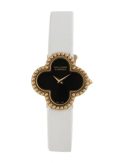 Pre-owned Van Cleef & Arpels Alhambra Watch In Multi