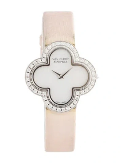 Pre-owned Van Cleef & Arpels Alhambra Watch In Multicolor