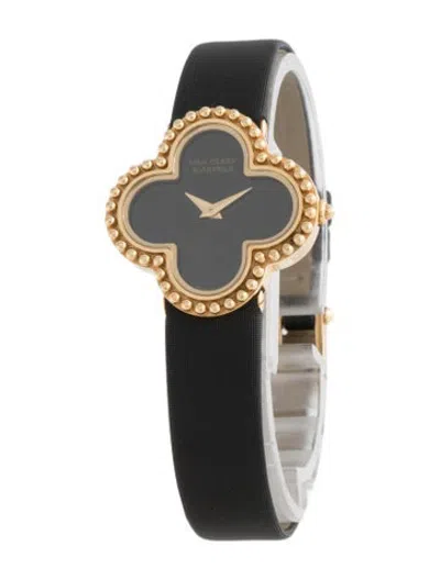 Pre-owned Van Cleef & Arpels Alhambra Watch In Multicolor