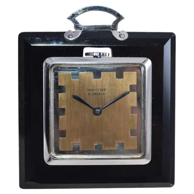 Pre-owned Van Cleef & Arpels Art Deco Stone Pocket Watch, Circa 1930's In Multi