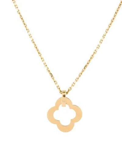 Pre-owned Van Cleef & Arpels Byzantine Alhambra Pendant Necklace, 16.25" In Multi