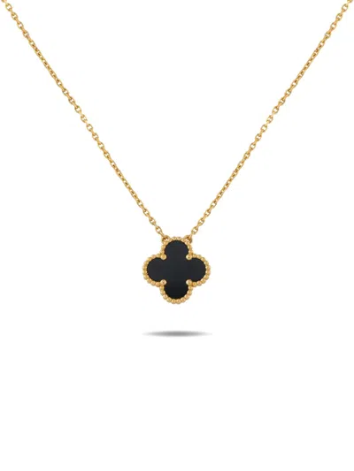 Pre-owned Van Cleef & Arpels Clove-pendant Necklaces In Gold