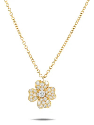 Pre-owned Van Cleef & Arpels Cosmo Diamond Necklace In Gold