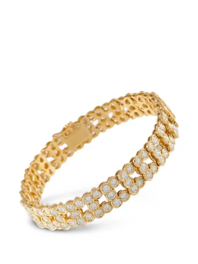 Pre-owned Van Cleef & Arpels Diamond Bracelet In Gold