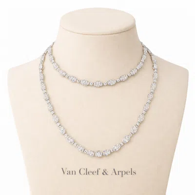 Pre-owned Van Cleef & Arpels Van Cleef And Arpels Diamond Necklace In Multi