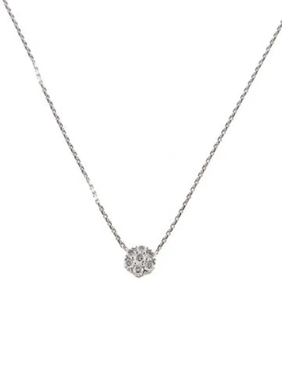 Pre-owned Van Cleef & Arpels Fleurette Pendant Necklace, 16.5" In Multi