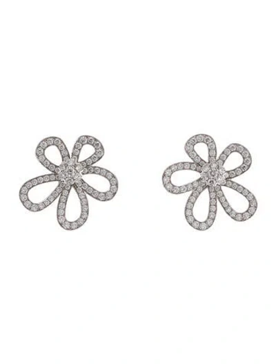 Pre-owned Van Cleef & Arpels Flowerlace Earrings In Multicolor
