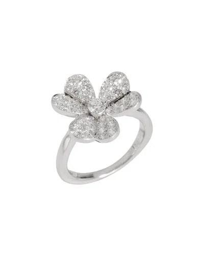 Van Cleef & Arpels Frivole 18k 0.80 Ct. Tw. Lab-grown Fashion Ring (authentic Pre-loved) In Metallic