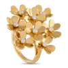 Van Cleef & Arpels Frivole 18k Yellow Gold 0.43ct Diamond Ring Vc08-071625 In Gold