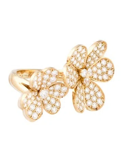 Pre-owned Van Cleef & Arpels Frivole Between The Finger Ring In Multi