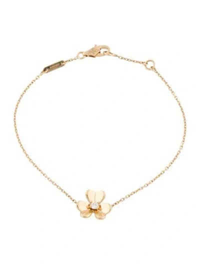 Pre-owned Van Cleef & Arpels Frivole Bracelet, Mini Model, 6.75" In Multi