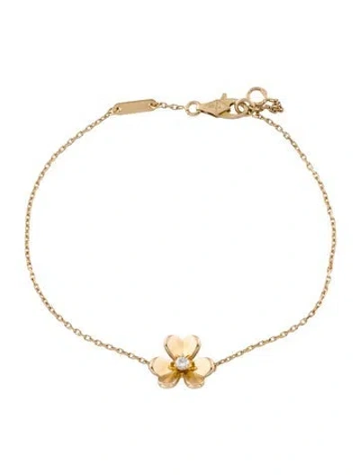 Pre-owned Van Cleef & Arpels Frivole Bracelet, Mini Model, 6.75" In Multi