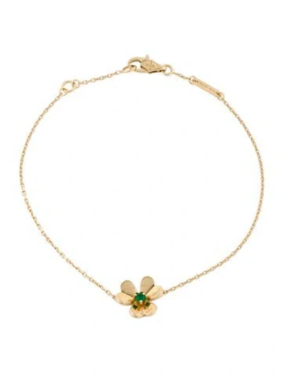 Pre-owned Van Cleef & Arpels Frivole Bracelet, Mini Model, 6.75" In Multi