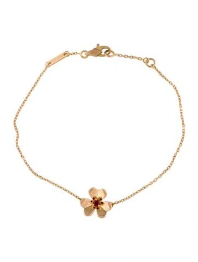 Pre-owned Van Cleef & Arpels Frivole Bracelet, Mini Model, 7" In Multicolor