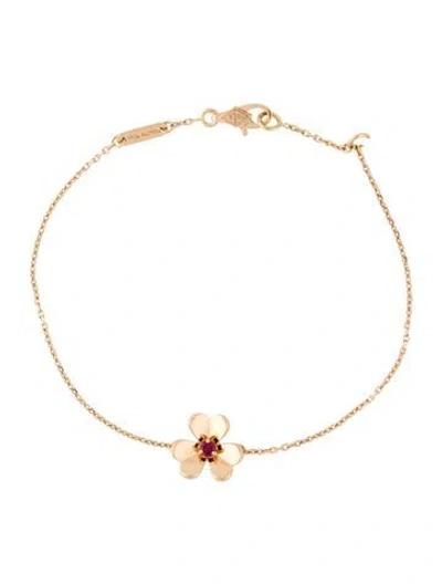 Pre-owned Van Cleef & Arpels Frivole Bracelet, Mini Model In Multicolor