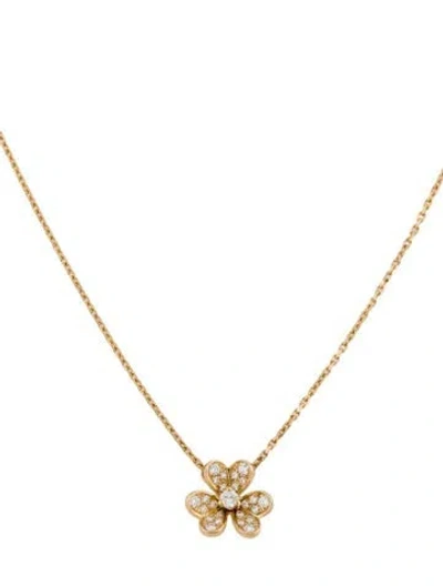 Pre-owned Van Cleef & Arpels Frivole Pendant, Mini Model, 16" In Multi