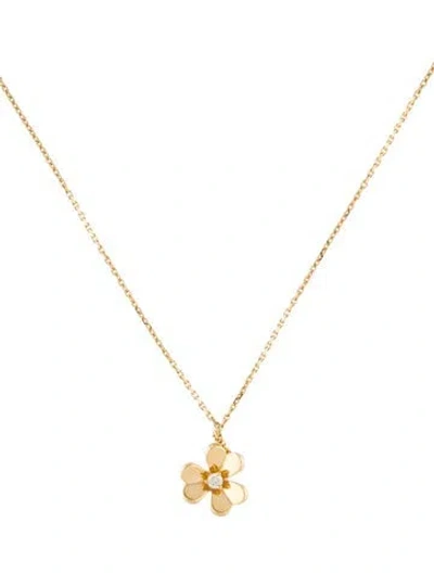 Pre-owned Van Cleef & Arpels Frivole Pendant, Mini Model, 16" In Multi