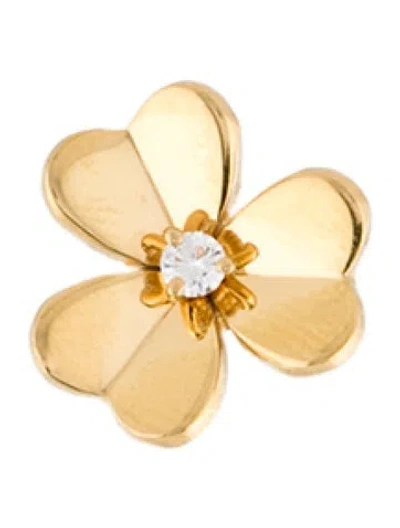 Pre-owned Van Cleef & Arpels Frivole Single Earring, Small Model In Multi