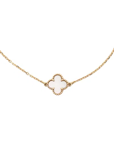 Pre-owned Van Cleef & Arpels Gold Sweet Alhambra Bracelet (authentic Pre-loved)