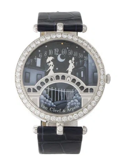 Pre-owned Van Cleef & Arpels Lady Arpels Pont Des Amoureux Watch In Multi