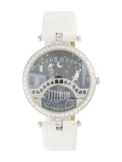Pre-owned Van Cleef & Arpels Lady Arpels Pont Des Amoureux Watch In Multi