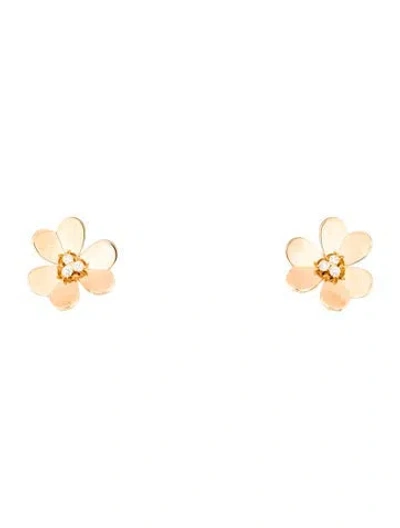Pre-owned Van Cleef & Arpels Large Frivole Earrings In Multi