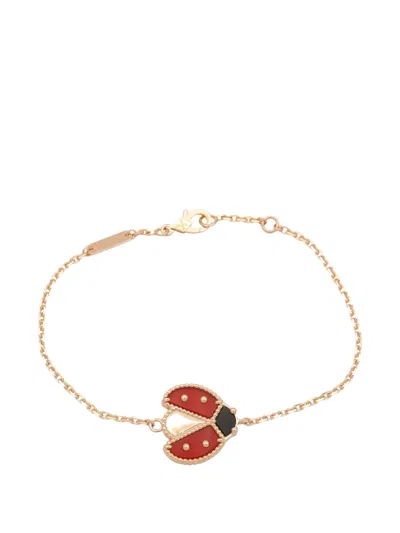 Pre-owned Van Cleef & Arpels Lucky Spring Bracelet In Pink