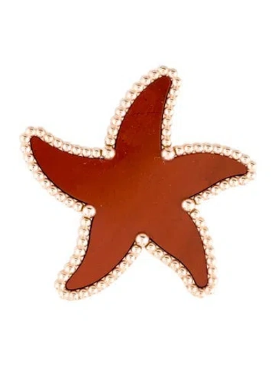 Pre-owned Van Cleef & Arpels Lucky Summer Starfish Clip In Multi