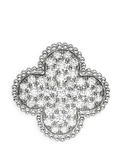 Pre-owned Van Cleef & Arpels Magic Alhambra Diamond Ring In 银色