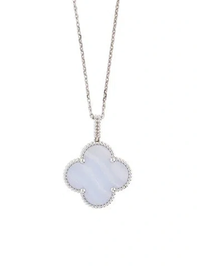 Pre-owned Van Cleef & Arpels Magic Alhambra Long Necklace, 1 Motif, 35.25" In Multi