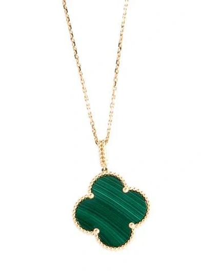 Pre-owned Van Cleef & Arpels Magic Alhambra Long Necklace, 1 Motif, 35.5" In Multi