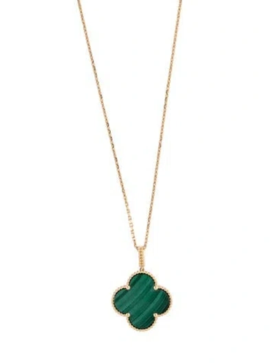 Pre-owned Van Cleef & Arpels Magic Alhambra Long Necklace, 1 Motif, 35.5" In Multi
