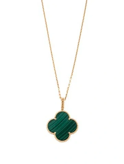 Pre-owned Van Cleef & Arpels Magic Alhambra Long Necklace, 1 Motif, 36" In Multicolor