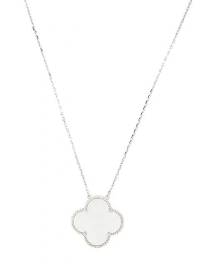 Pre-owned Van Cleef & Arpels Magic Alhambra Pendant, 18" In Multicolor