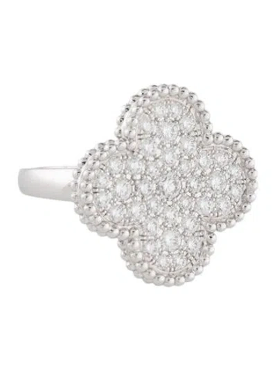 Pre-owned Van Cleef & Arpels Magic Alhambra Ring In Multi