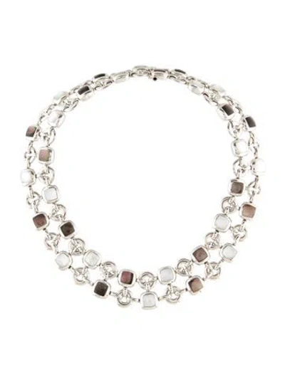 Pre-owned Van Cleef & Arpels Mother Of Pearl Babylone Necklace, 16" In Multi