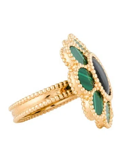 Pre-owned Van Cleef & Arpels Pâquerette Ring In Multi